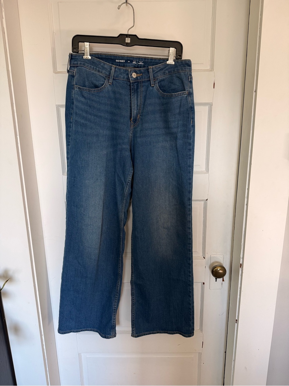 Old Navy Medium Blue Wide-Leg Jeans